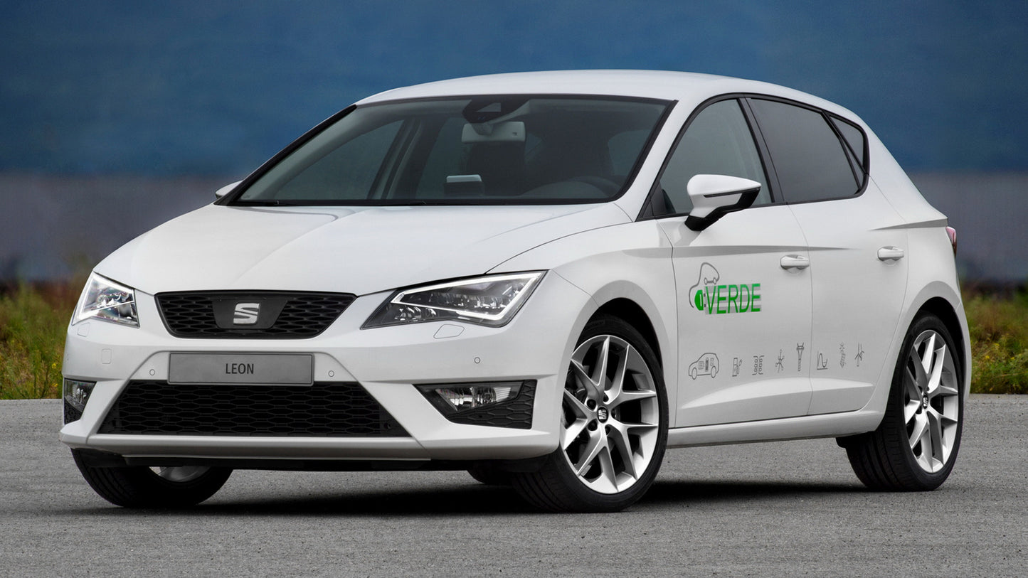 Seat Leon Verde Hybrid Electric Prototype Hd Art Keychain