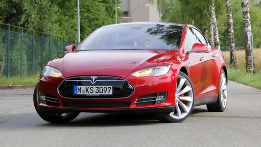Tesla Model S P85 Plus Hd Art Keychain
