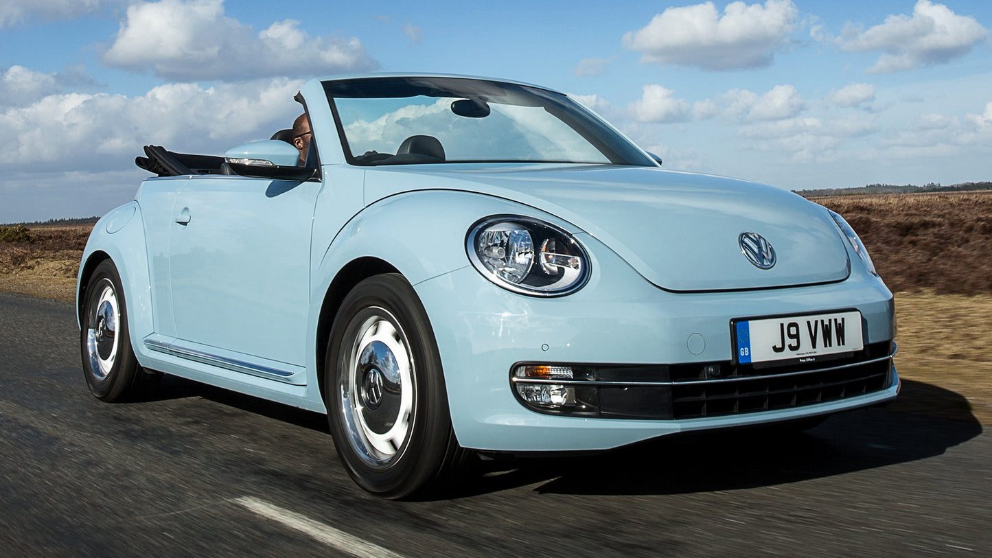 Volkswagen Beetle Cabriolet Uk Hd Art Keychain