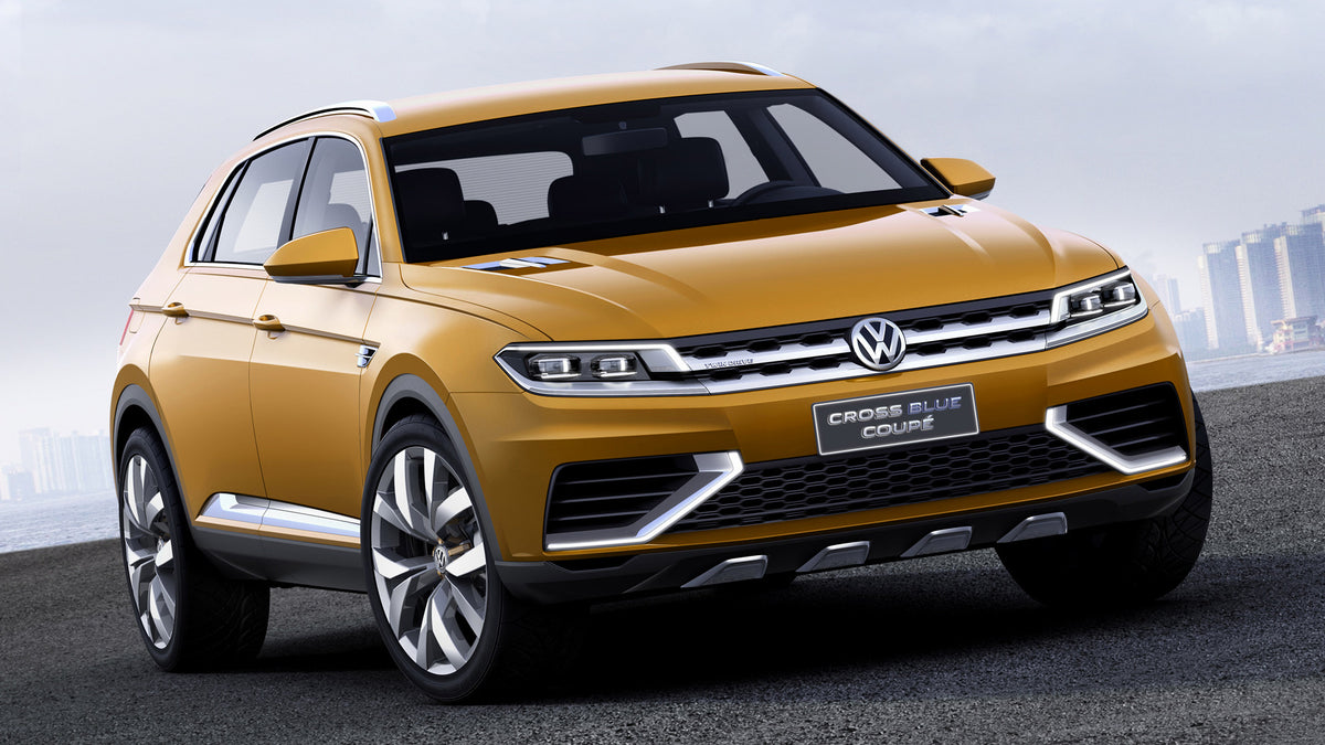 Volkswagen Crossblue Coupe Hd Art Magnet