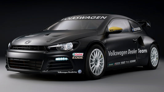 Volkswagen Scirocco Rallycross Hd Art Keychain