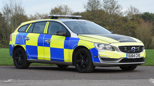 Volvo V60 Police Uk Hd Art Keychain