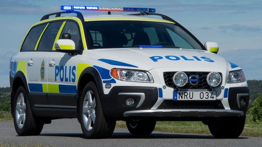 Volvo Xc70 Polis Hd Art Keychain