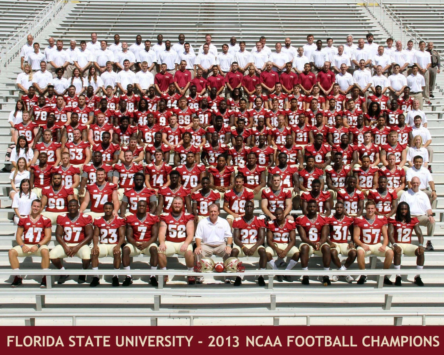2013 Florida State Team Magnet Seminoles Ncaa Football National Champs