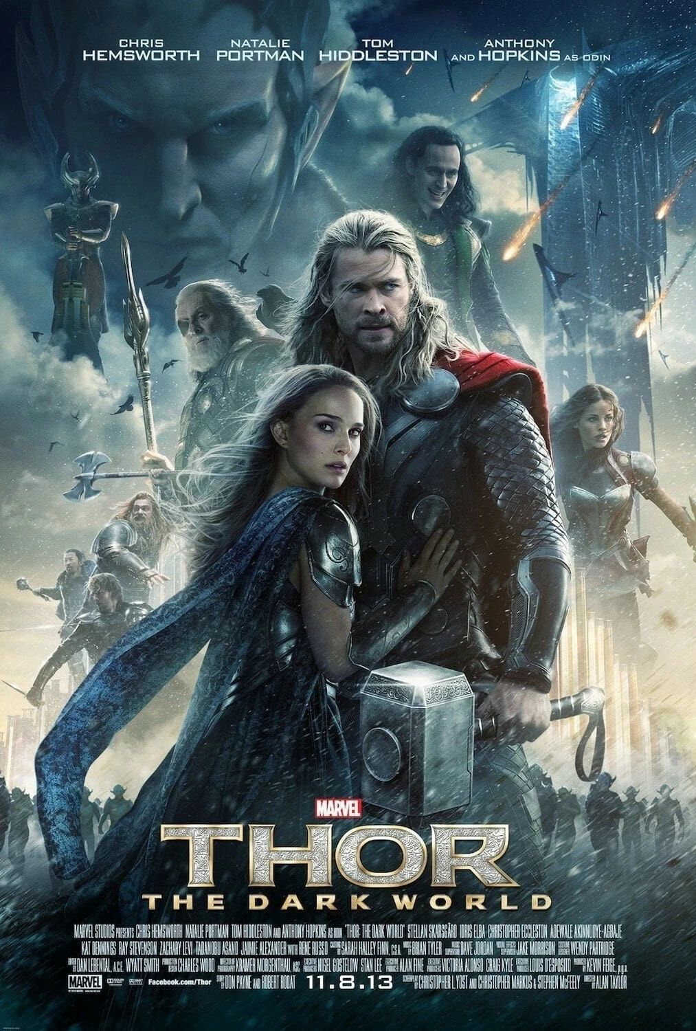 2013 Marvel Thor The Dark World Movie Keychain Avengers Jane Foster Portman