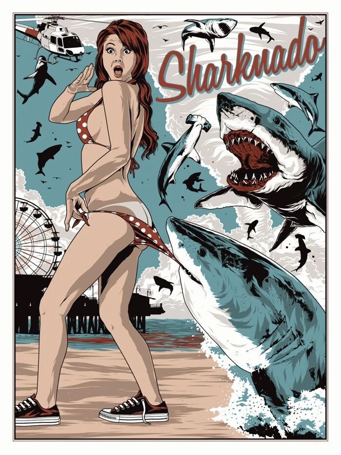 2013 Sharknado Enough Said! Movie Keychain Ian Ziering