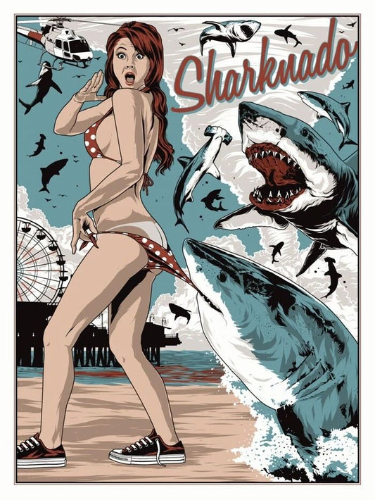 2013 Sharknado Enough Said! Movie Keychain Ian Ziering