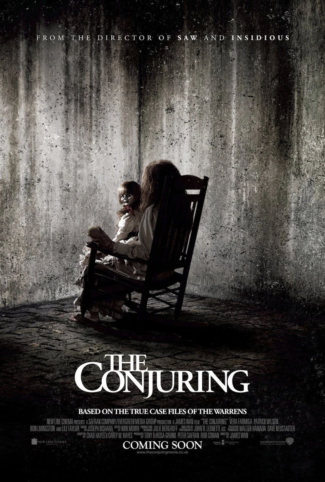 2013 The Conjuring Movie Keychain Ed Lorraine Carolyn Roger Joey King