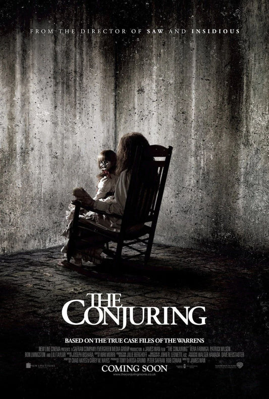 2013 The Conjuring Movie Keychain Ed Lorraine Carolyn Roger Joey King