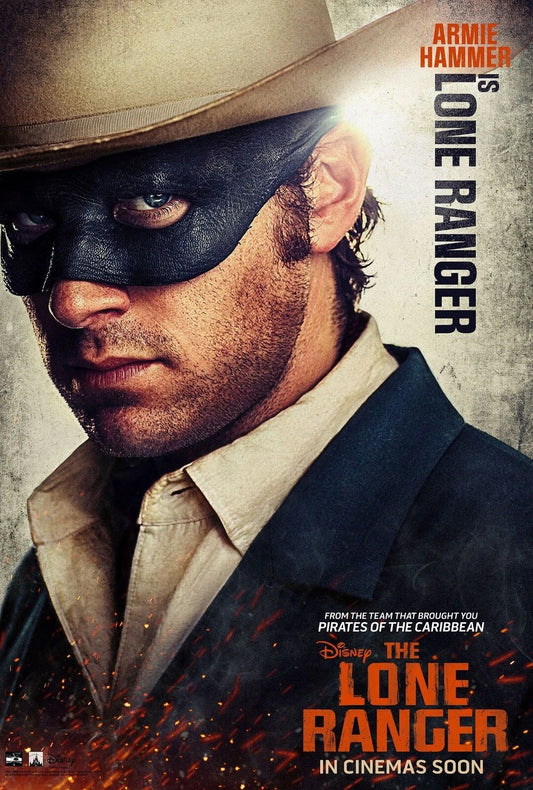 2013 The Lone Ranger Movie Magnet Johnny Depp Armie Hammer Tonto Silver