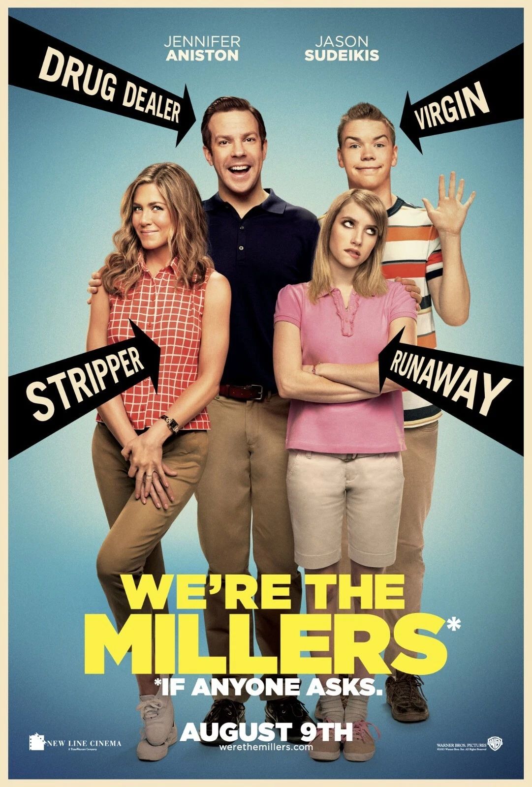 2013 Were The Millers Movie Magnet Jennifer Aniston Rose David Casey