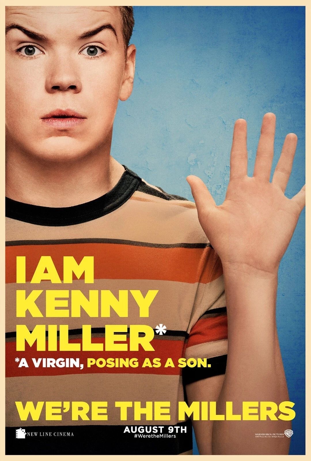 2013 Were The Millers Movie Keychain Will Poulter Kenny Miller Virgin