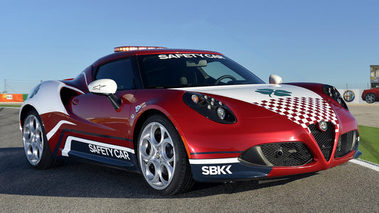 Alfa Romeo 4C Sbk Safety Car Hd Art Keychain