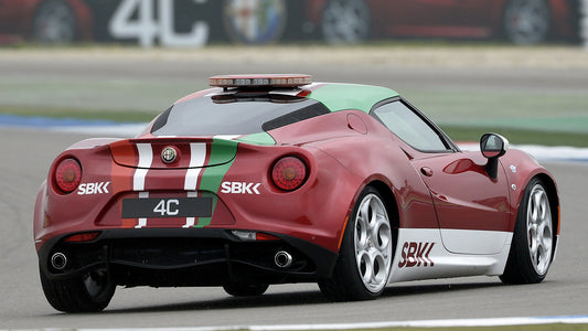 Alfa Romeo 4C Sbk Safety Car Hd Art Keychain