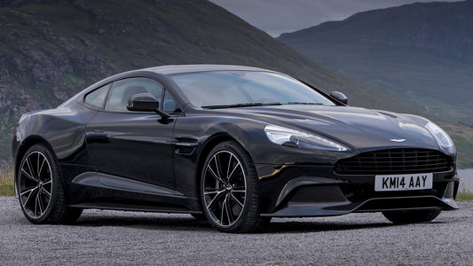 Aston Martin Vanquish Carbon Black Hd Art Keychain
