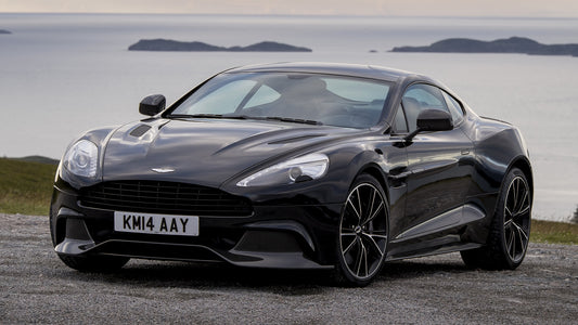 Aston Martin Vanquish Carbon Black Hd Art Keychain