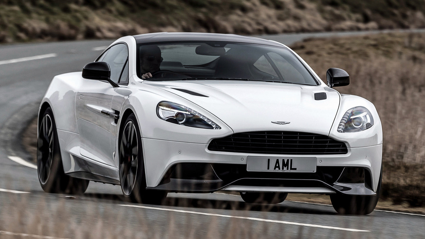Aston Martin Vanquish Carbon White Uk Hd Art Keychain