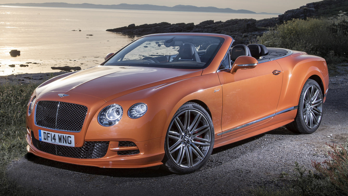 Bentley Continental Gt Speed Convertible Uk Hd Art Keychain