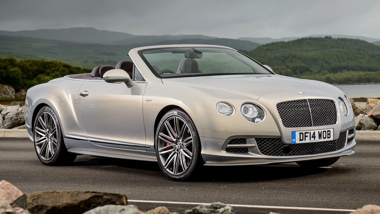 Bentley Continental Gt Speed Convertible Uk Hd Art Keychain