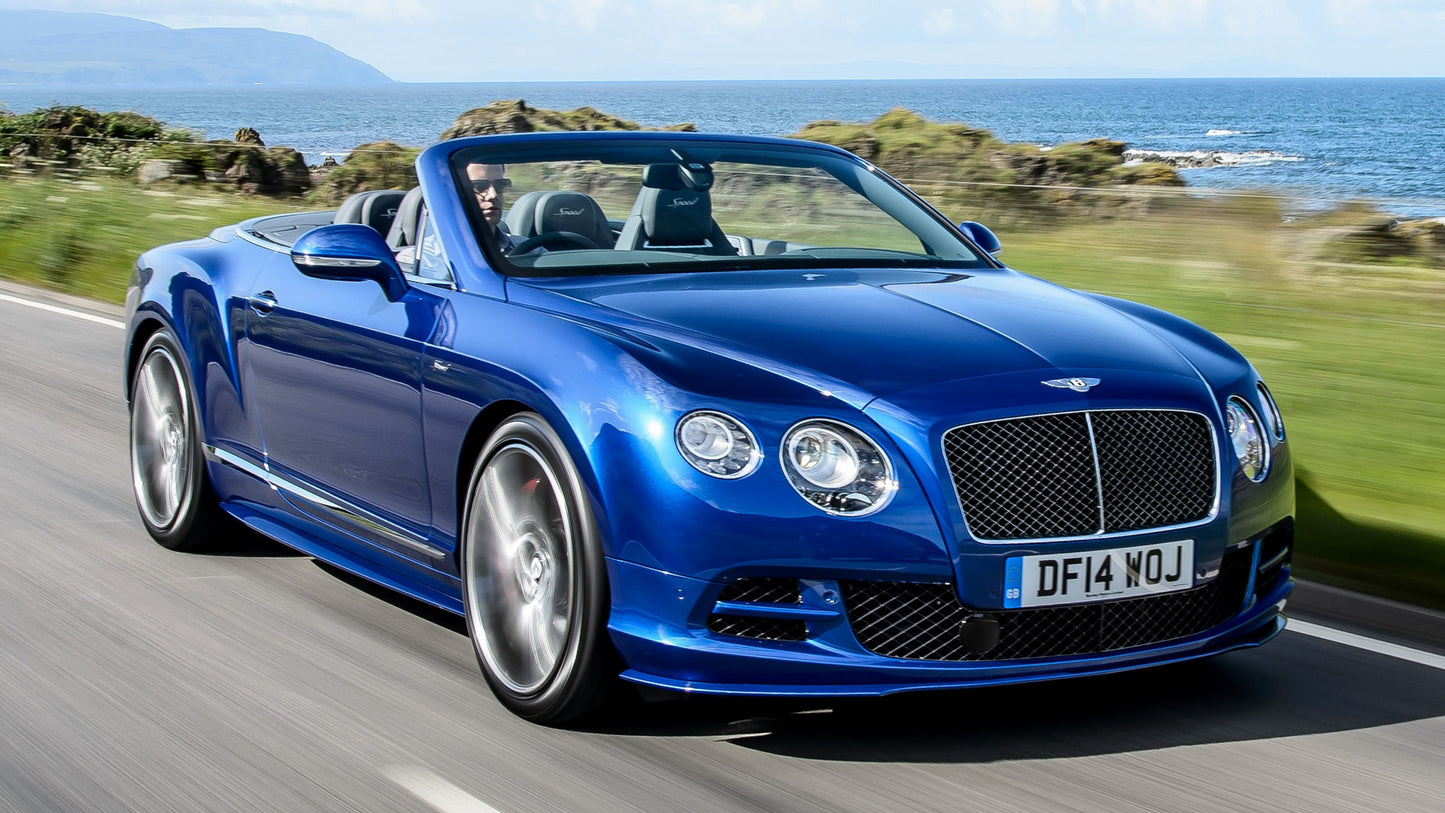 Bentley Continental Gt Speed Convertible Uk Hd Art Keychain