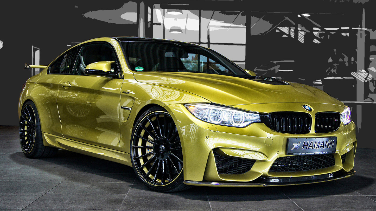 Bmw M4 Coupe By Hamann Hd Art Keychain