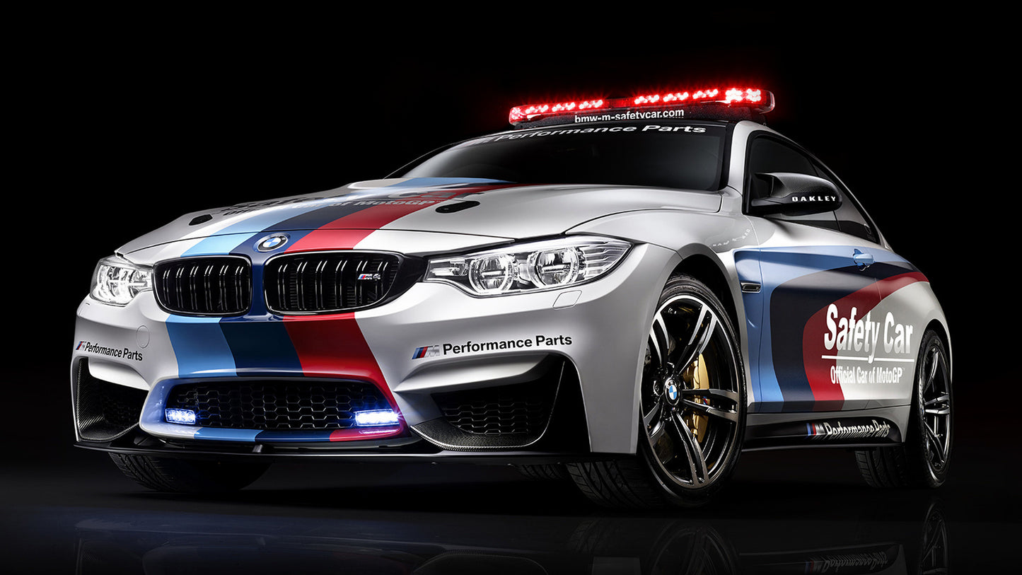 Bmw M4 Coupe Motogp Safety Car Hd Art Keychain