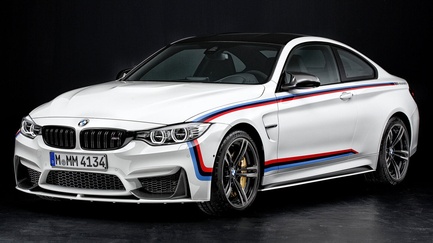 Bmw M4 Coupe With M Performance Parts Hd Art Keychain