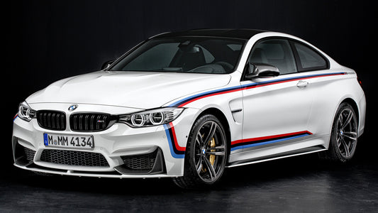 Bmw M4 Coupe With M Performance Parts Hd Art Keychain