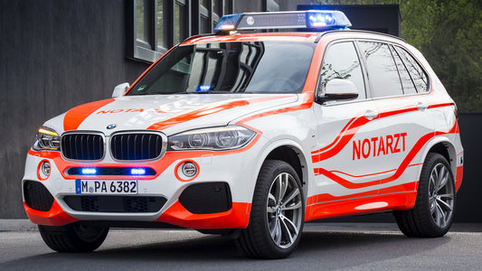 Bmw X5 M Sport Notarzt Hd Art Keychain