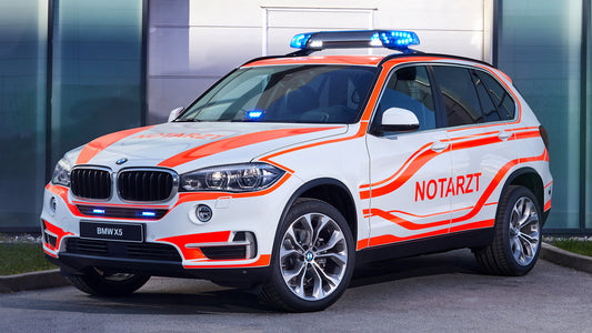 Bmw X5 Notarzt Hd Art Keychain