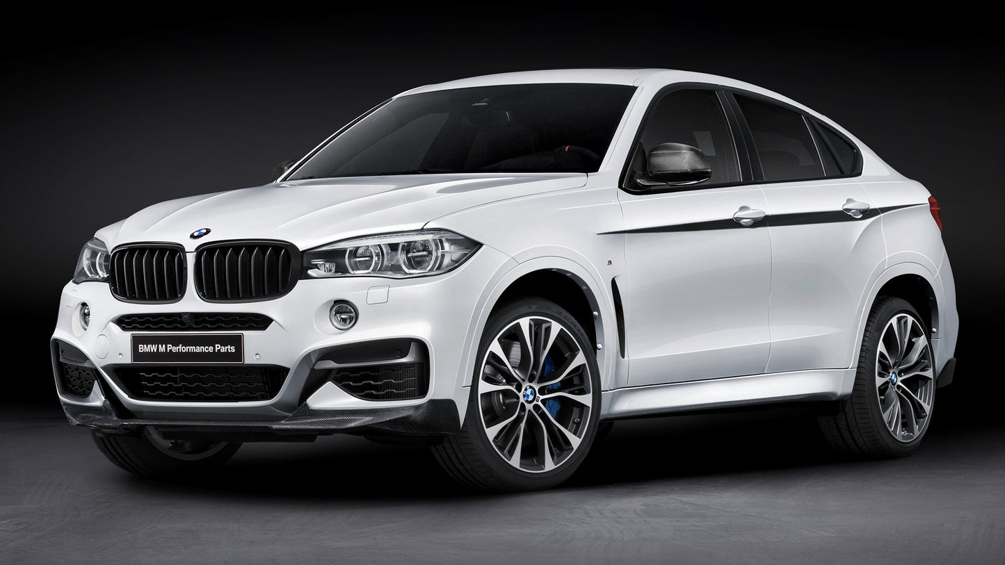 Bmw X6 M50D With M Performance Parts Hd Art Keychain