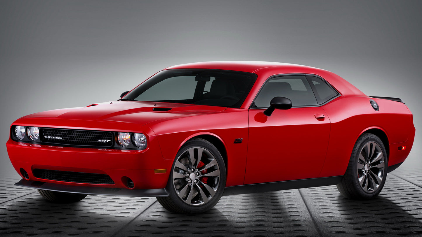 Dodge Challenger Srt8 Satin Vapor Hd Art Keychain
