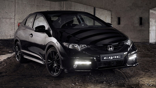 Honda Civic Black Edition Hd Art Jigsaw Puzzle