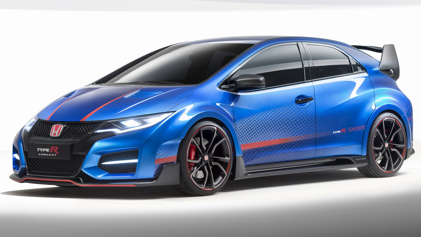 Honda Civic Type R Concept Ii Hd Art Keychain