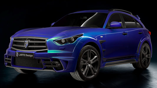 Infiniti Qx70 By Larte Design Hd Art Print Poster