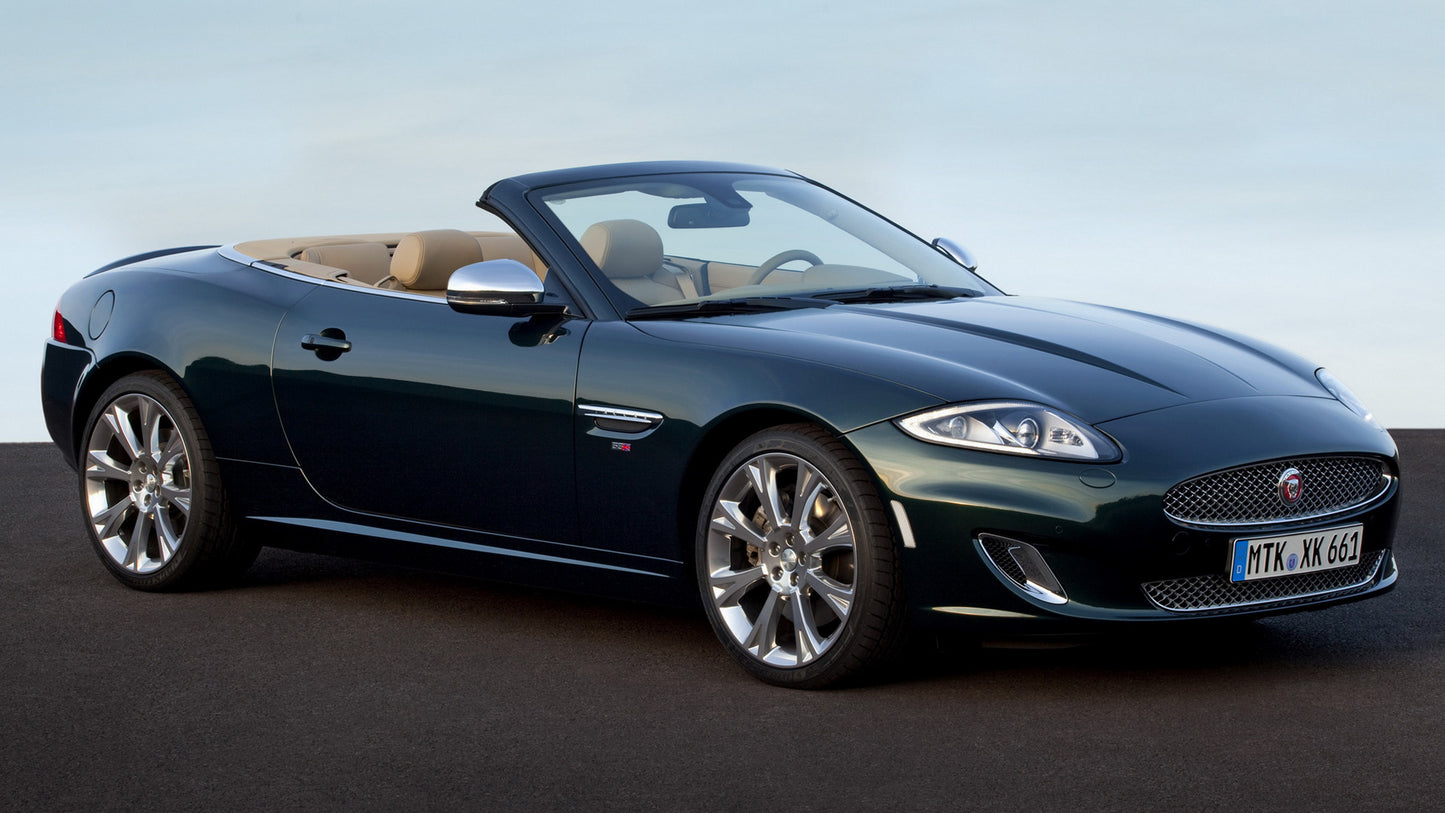 Jaguar Xk66 Convertible Hd Art Keychain