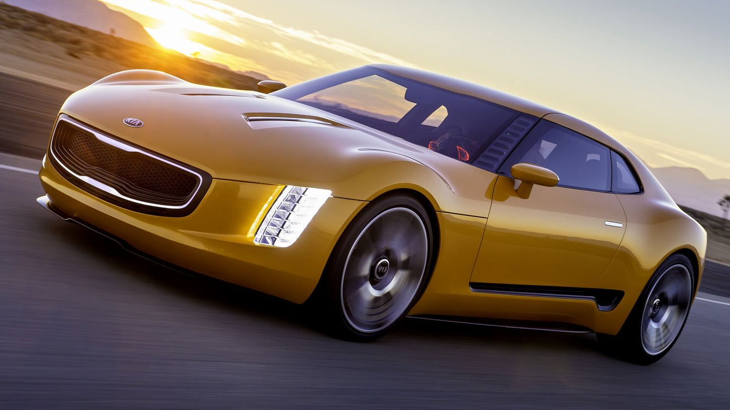 Kia Gt4 Stinger Hd Art Print Poster