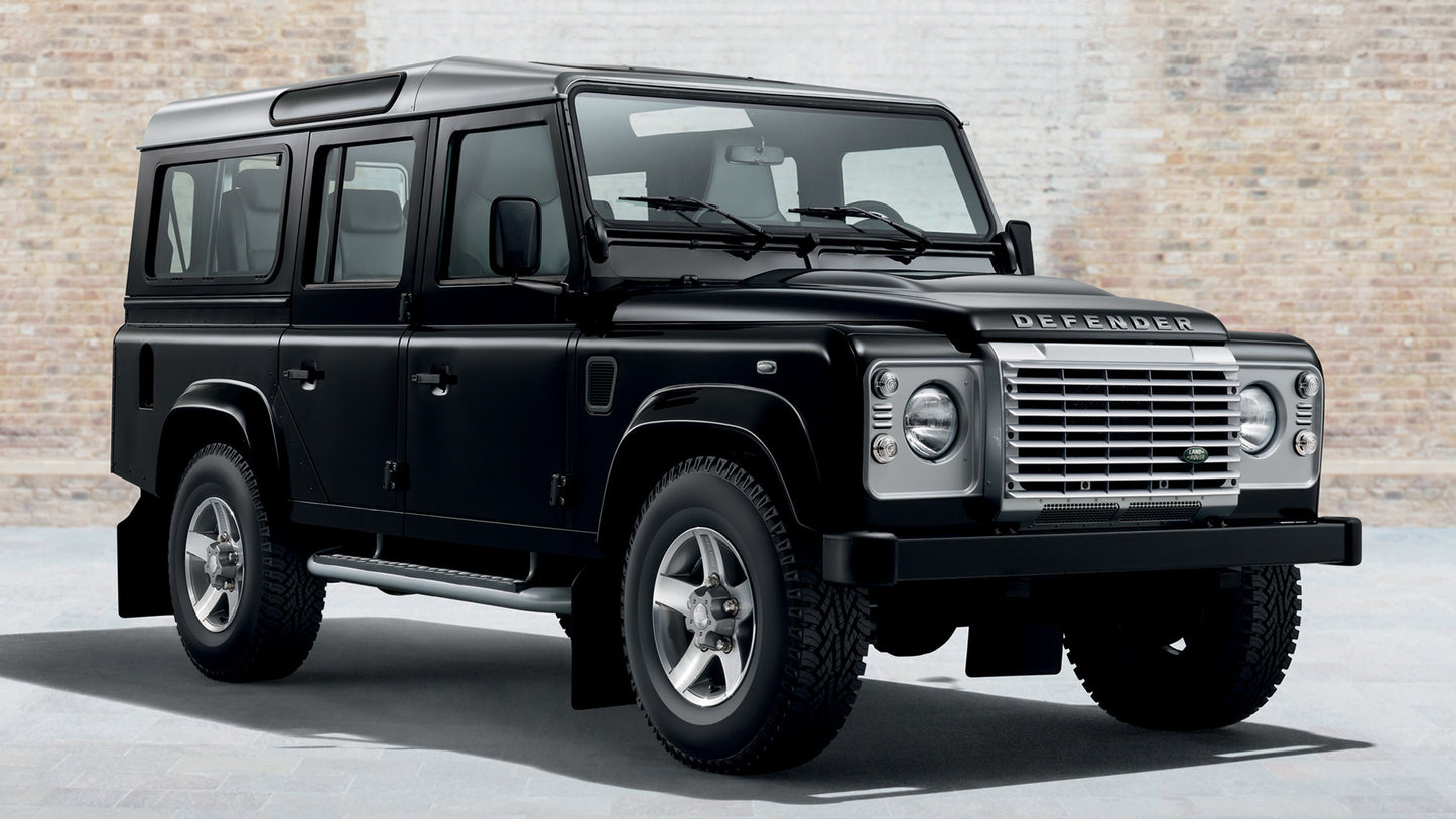 Land Rover Defender Silver Pack Hd Art Keychain