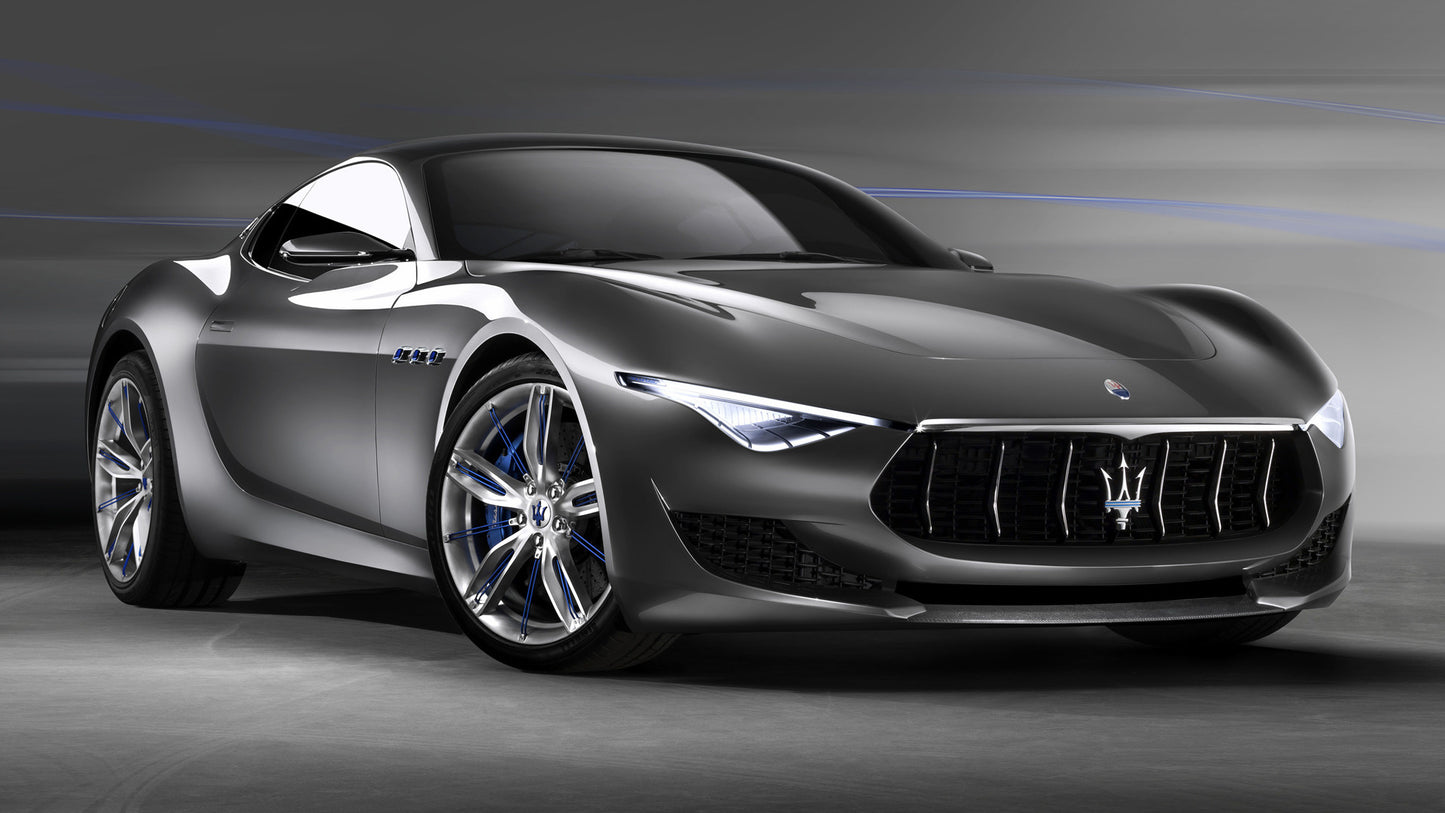 Maserati Alfieri Concept Hd Art Print Poster