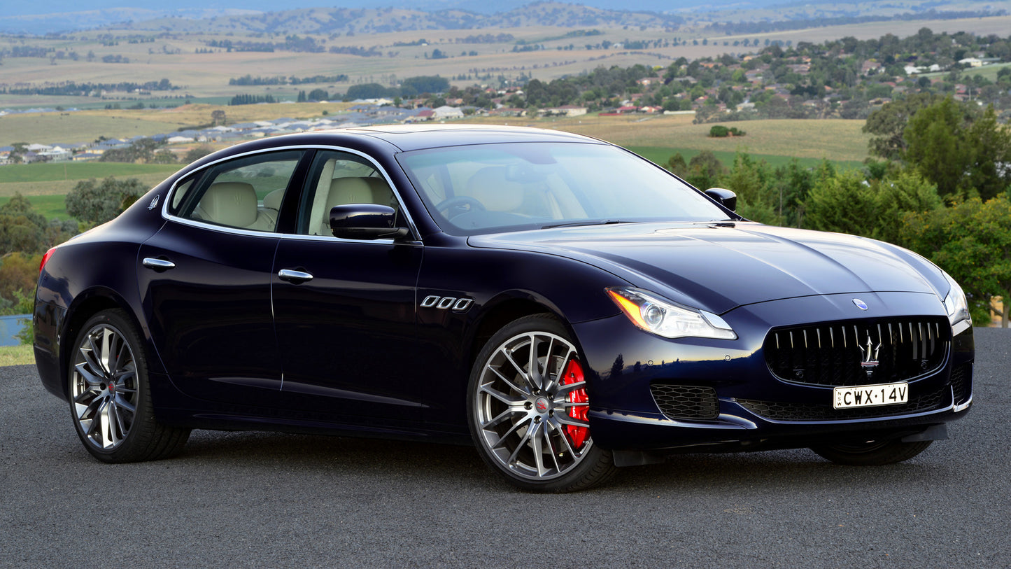 Maserati Quattroporte Gts Au Hd Art Print Poster
