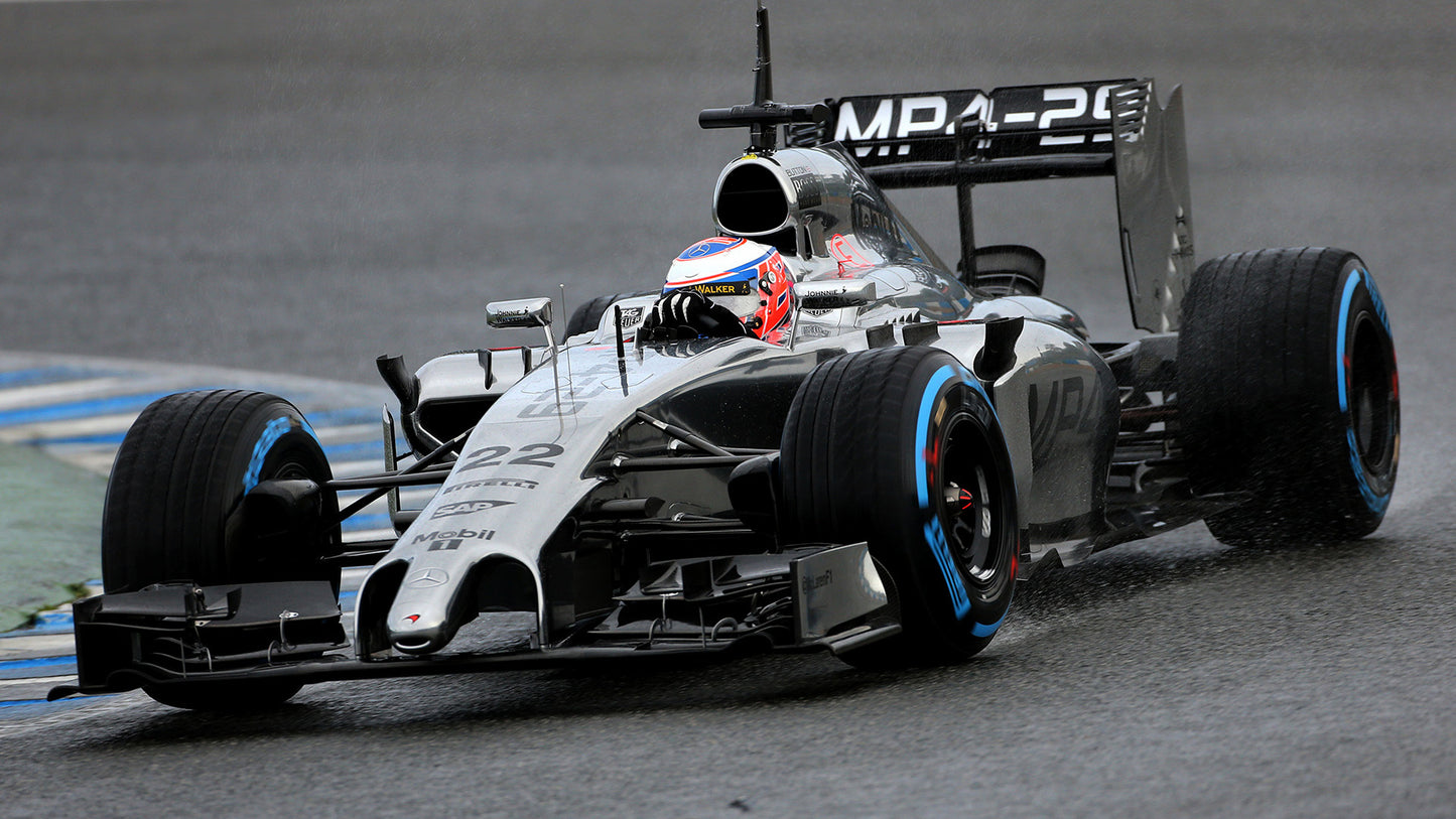 Mclaren Mercedes Mp4 Hd Art Print Poster