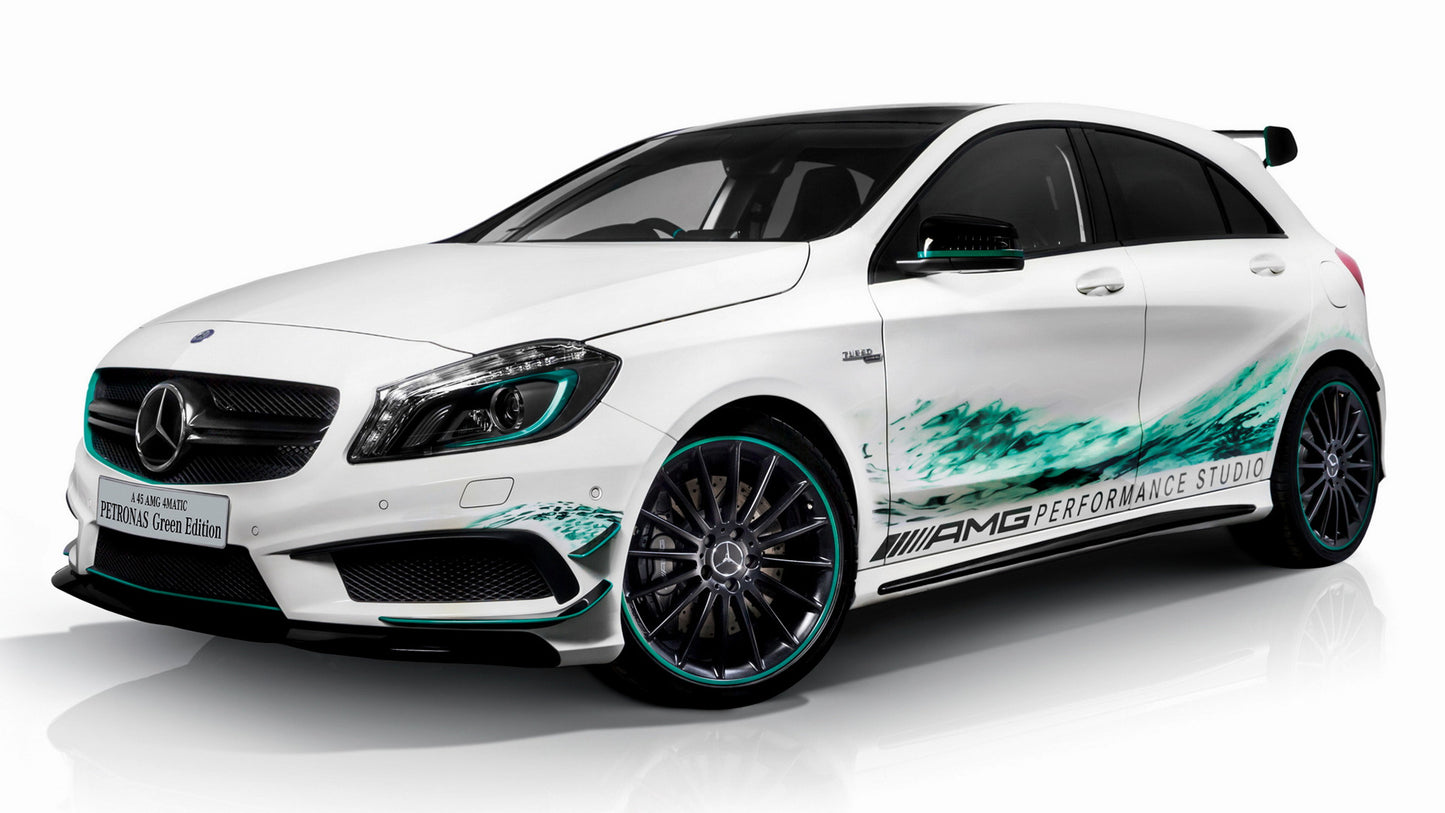Mercedes Benz A Amg Petronas Green Edition Jp Hd Art Print Poster