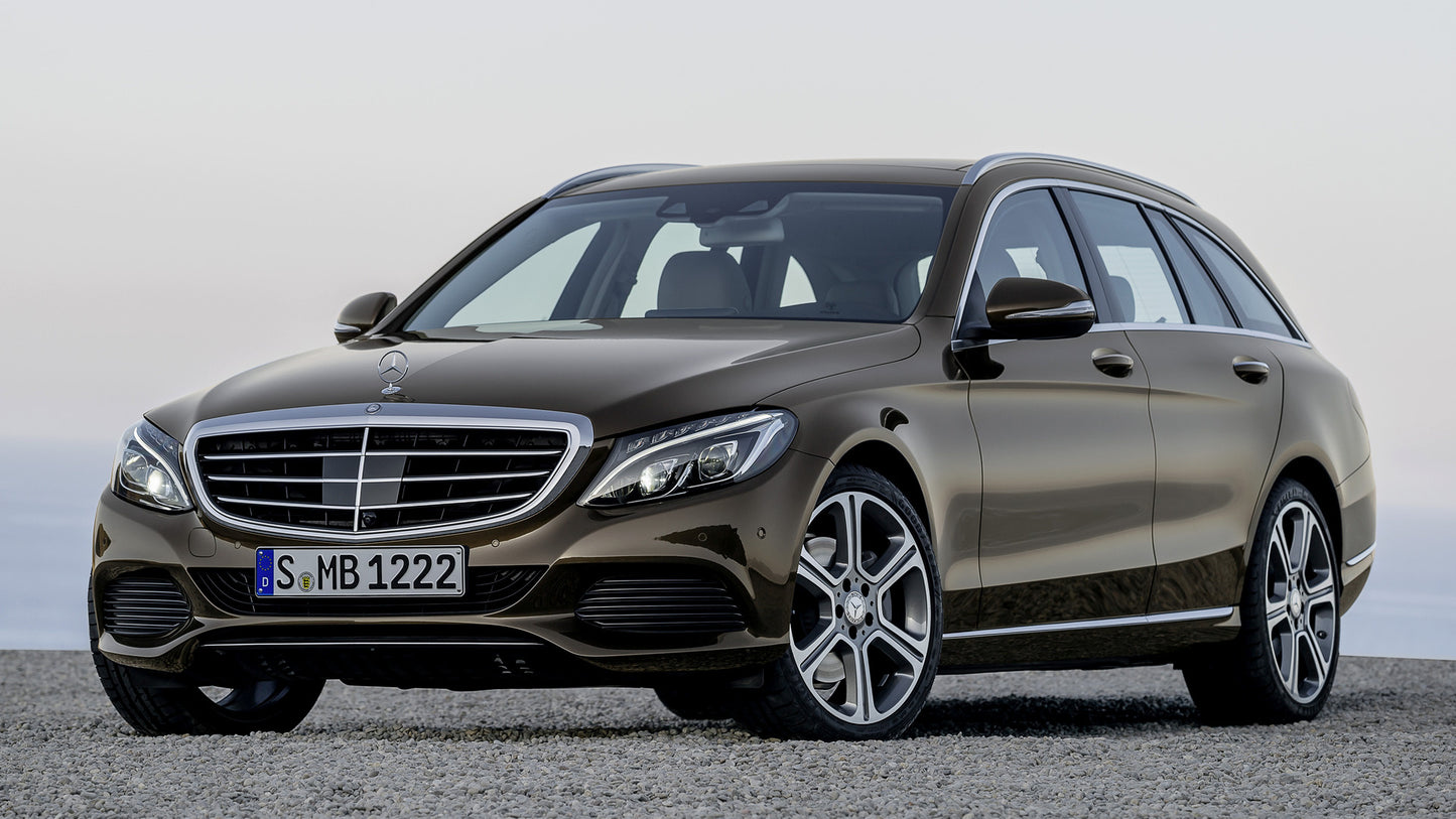 Mercedes Benz C Class Estate Hybrid With Classic Grille Hd Art Keychain
