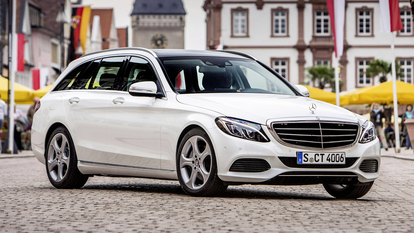 Mercedes Benz C Class Estate With Classic Grille Hd Art Print Poster