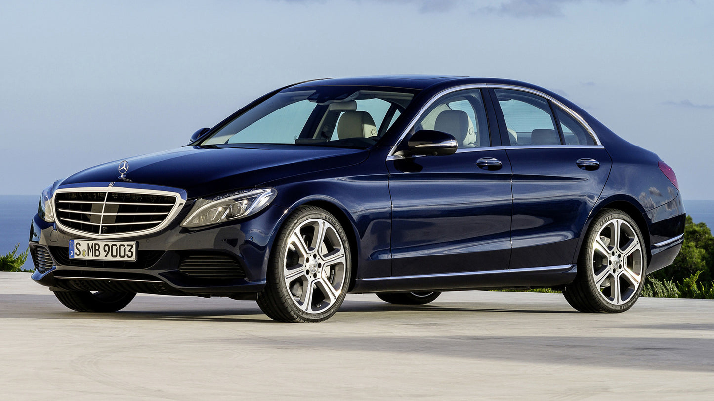 Mercedes Benz C Class Hybrid With Classic Grille Hd Art Jigsaw Puzzle