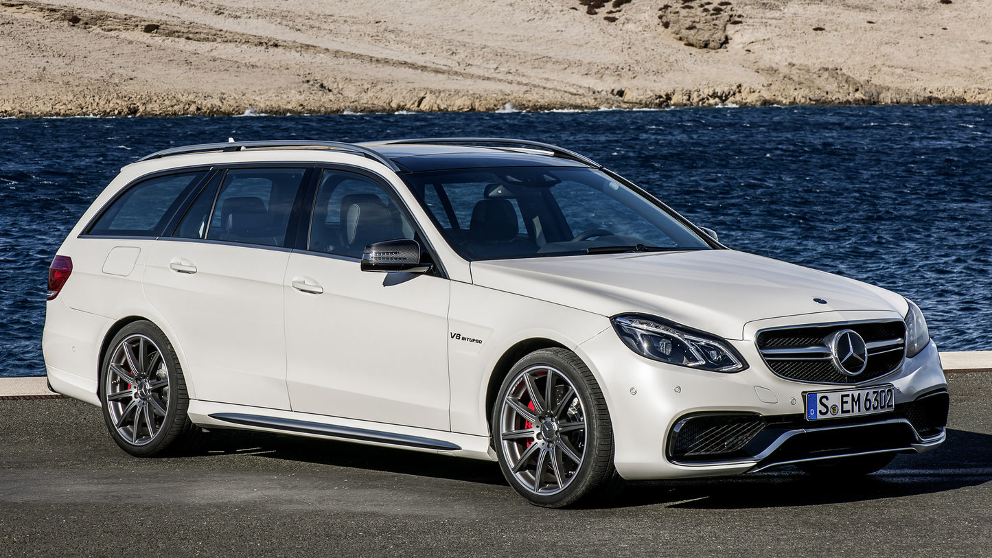 Mercedes Benz E Amg S Model Estate Hd Art Print Poster