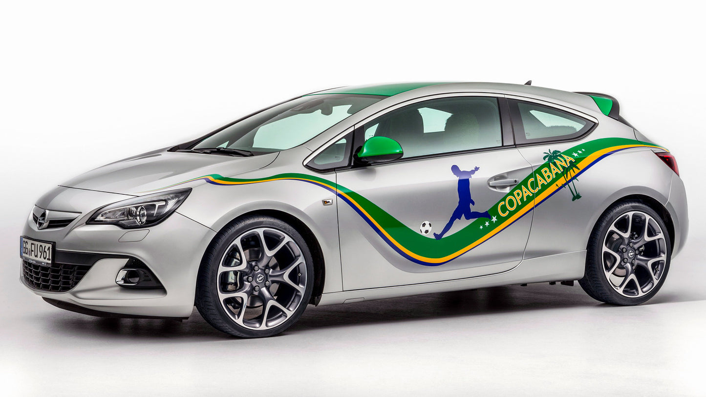 Opel Astra Gtc Copacabana Hd Art Keychain