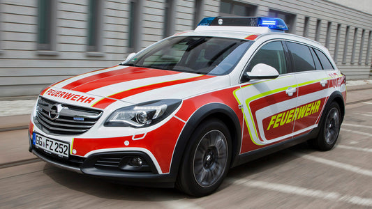 Opel Insignia Country Tourer Feuerwehr Hd Art Keychain