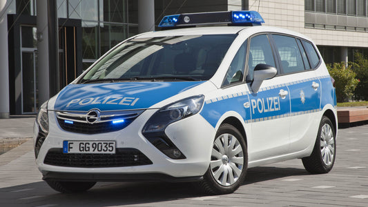 Opel Zafira Tourer Polizei Hd Art Keychain