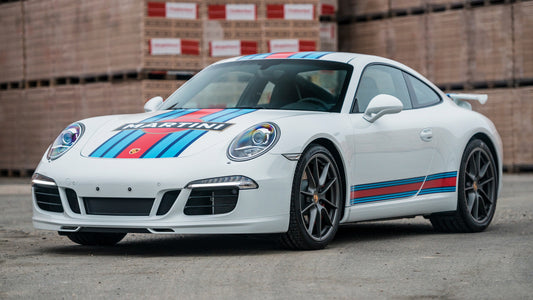 Porsche Carrera S Martini Racing Edition Hd Art Keychain